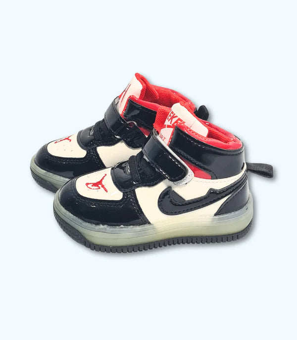 Pink Jordans - Black