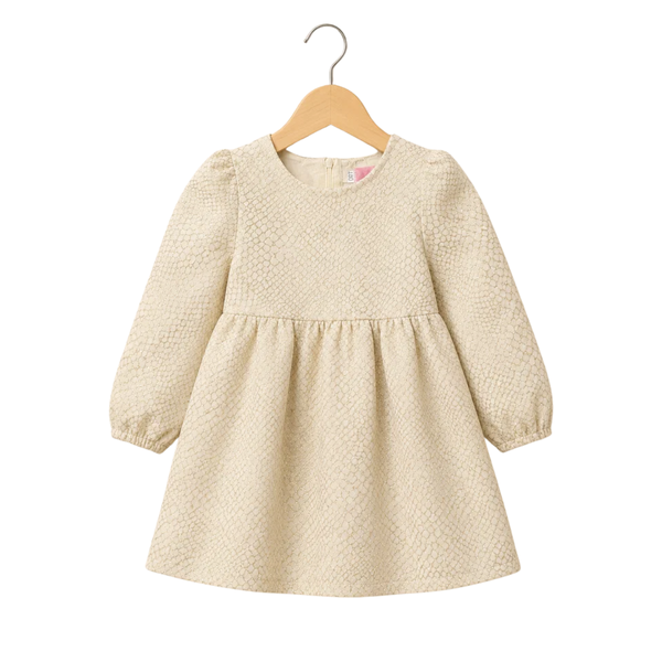Little Girls Frock - Golden