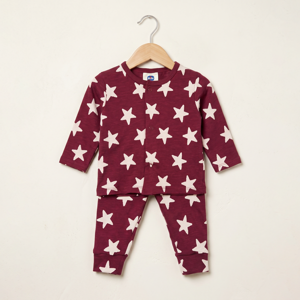 Chico Pajama Suit - Maroon