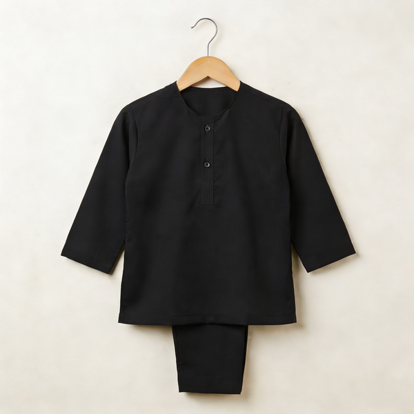 SHALWAR KAMEEZ FOR LITTLE BOYS - Black