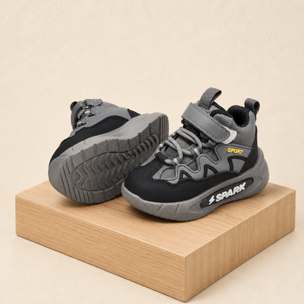 Kids' Padded Active Sneakers & Boots - Dark Grey