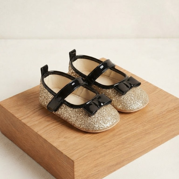 Kids Casual Pumps - Golden