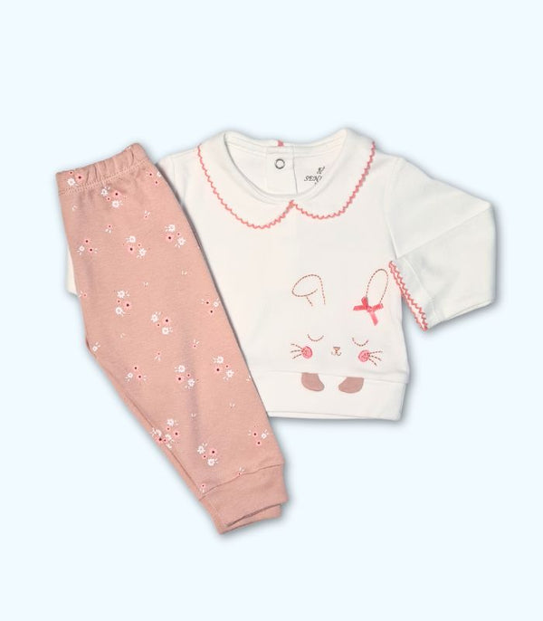White & Pink Suit