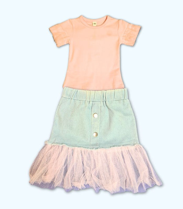 Pink Denim Set