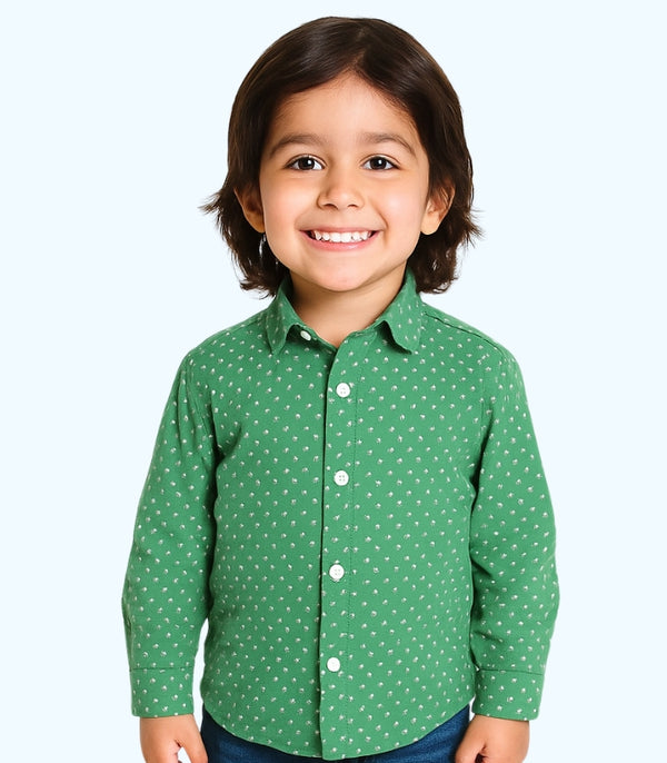 Green Casual Shirt