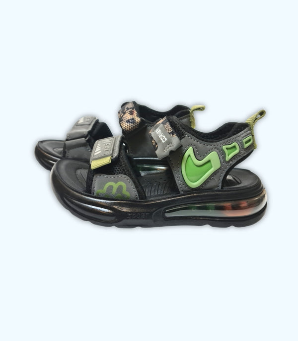 Blue Neon Sandles - Green