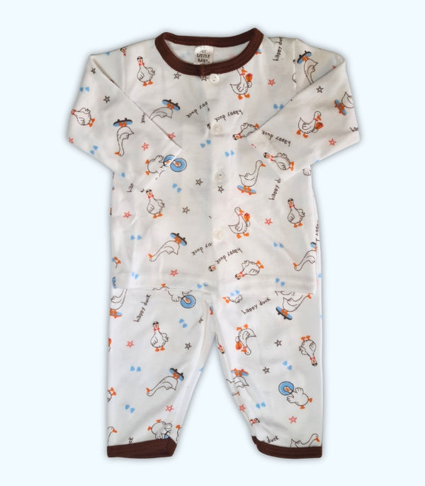 White & Brown Baby Set
