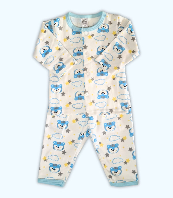 Blue Baby Printed Set
