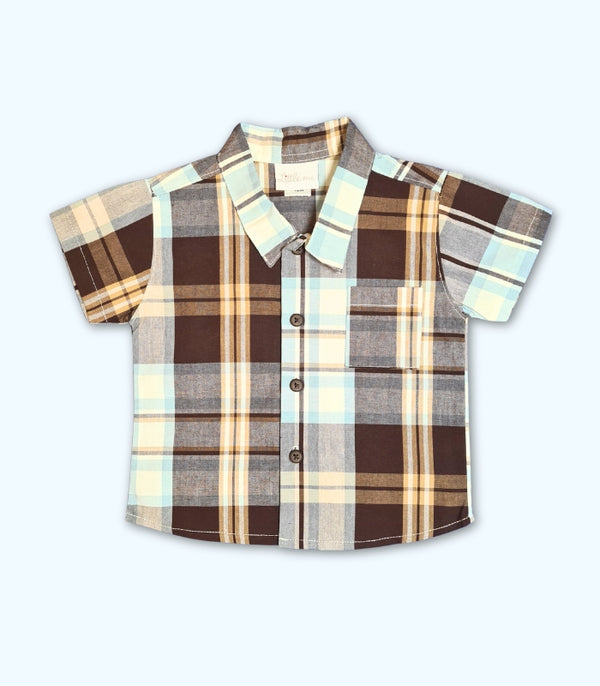 Brown Checkered Set