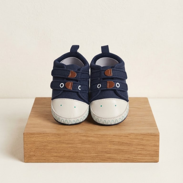 Baby Shoes Infant Winter Crib - Dark blue