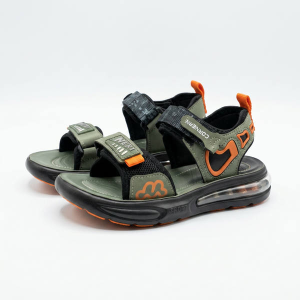 Boys Paded Sandals - Black