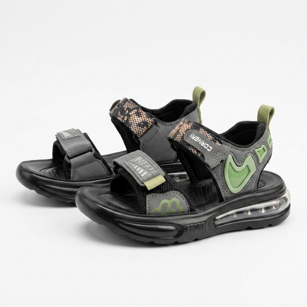 Boys Paded Sandals - Green