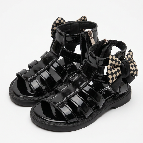 Zig Zag Sandals Trending Style - Black