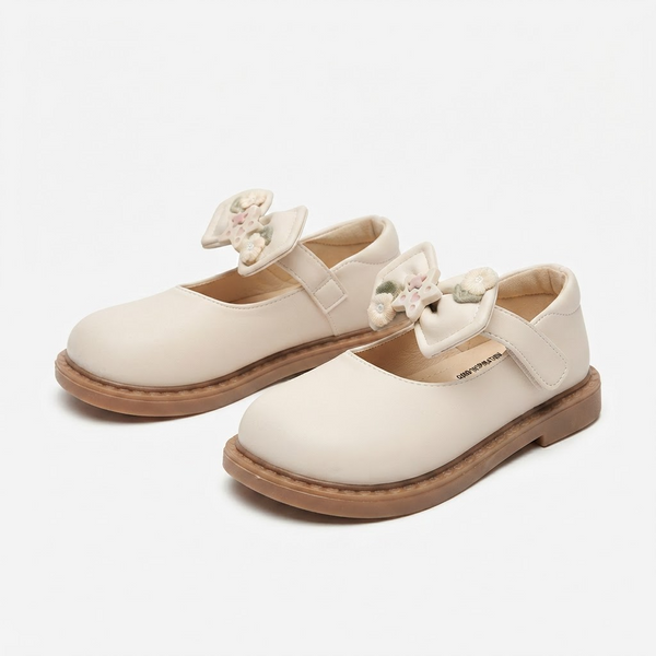 Girls Matt Finish Pumps Premium Quality - Beige