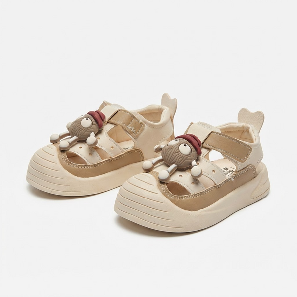 Bear Close Grip Sandal For Her - Brown