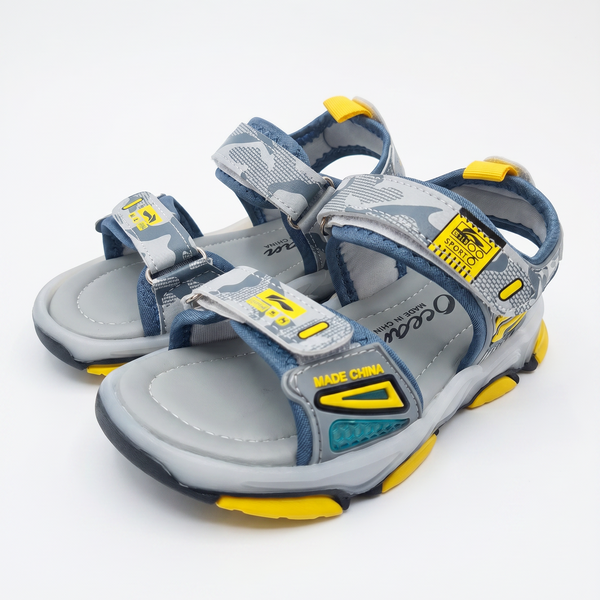 Boys LED Sandals Medium Group - White