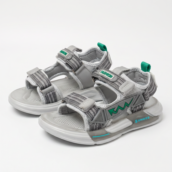 Boys Paded Sandals For Daily Use Large Group - Grey