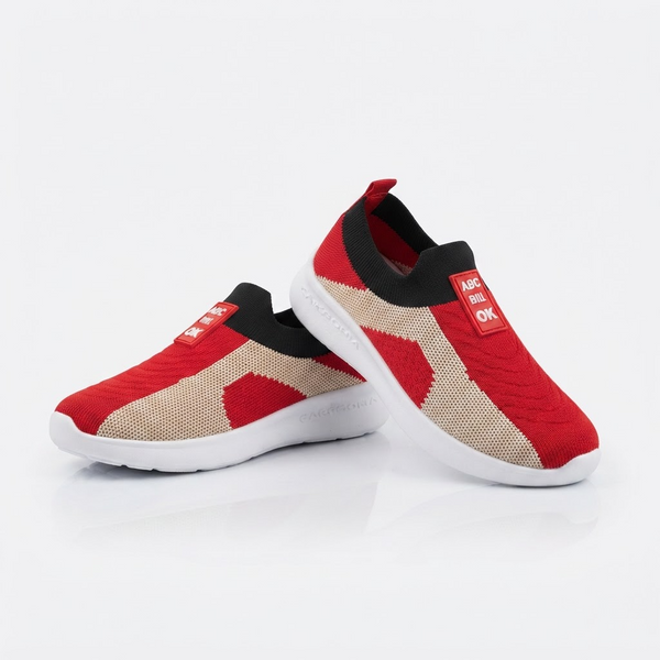 Kids Sketcher Signature Shoes - Red