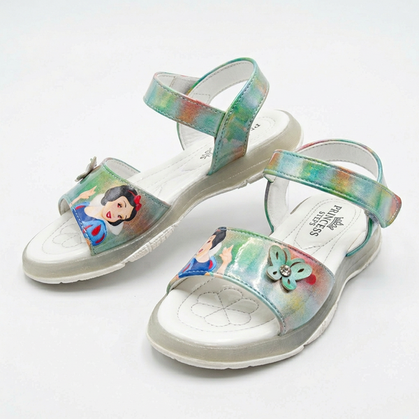 Girls Snow White Sandles Trending Style - White
