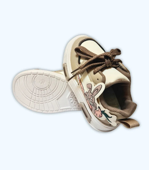 Khaki Bunny Sneakers - Khaki