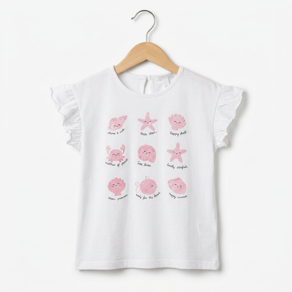 Cotton Shirt For Her - White