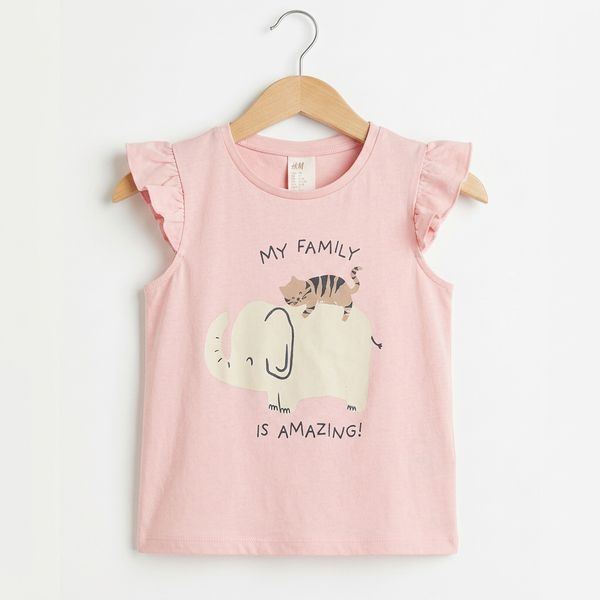 Hot Selling Girls Shirt With Trending Style - Pink