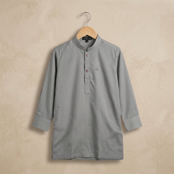 Boys Wash & Wear Shalwar Kameez - Grey