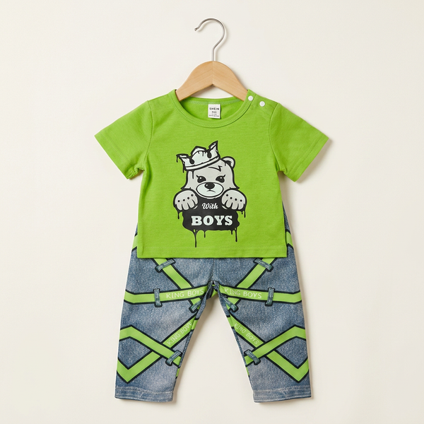 China Mix Bodysuit - Green