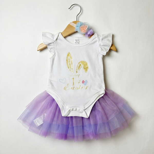 China Mix Bodysuit - Purple