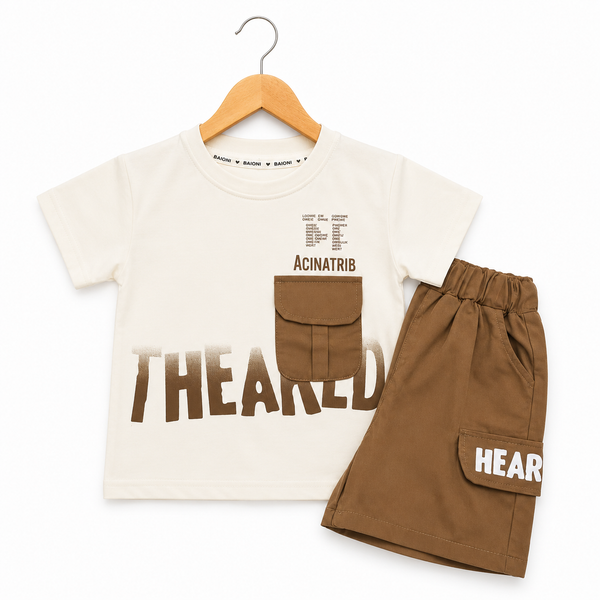 Cargo classic two piece suits - Brown