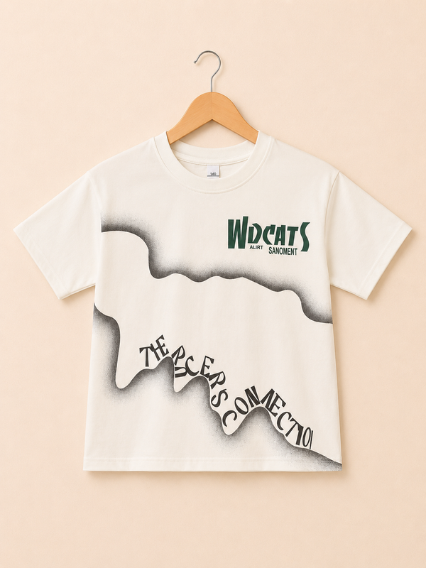 Colorful T-Shirt For him - White