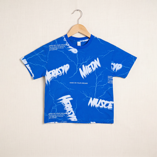 China tees large Group 2 - Blue