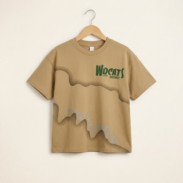 China tees large Group 2 - Brown