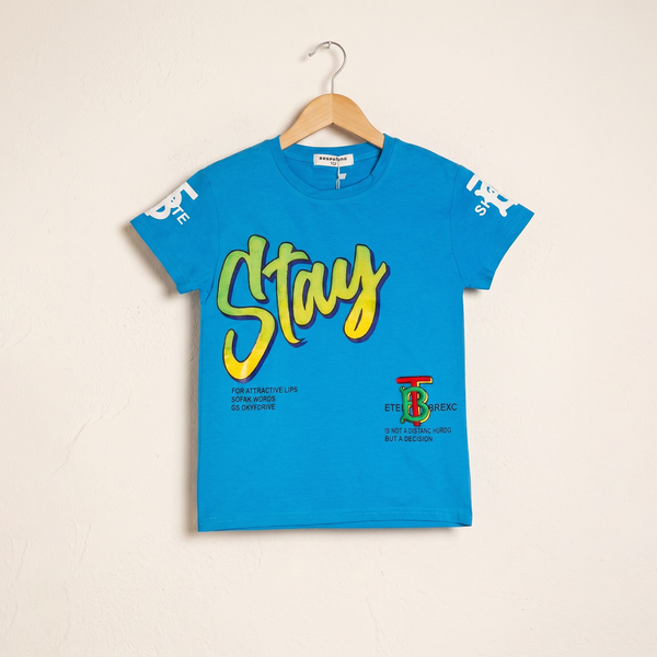 China Tees Large - Blue