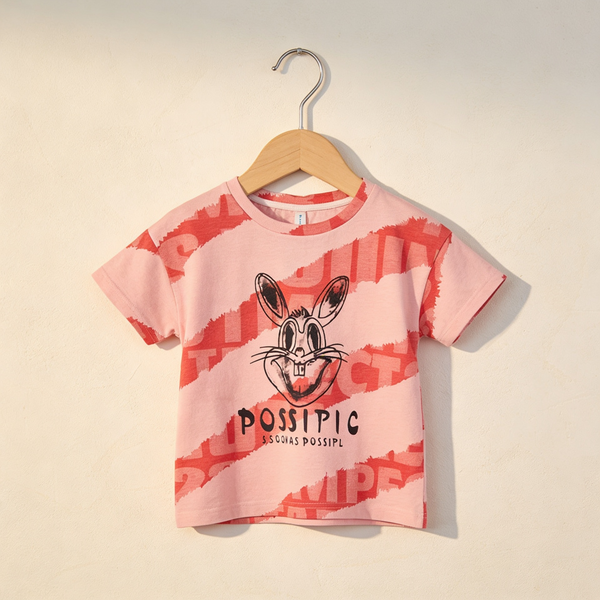 China medium T-shirt boys - Pink