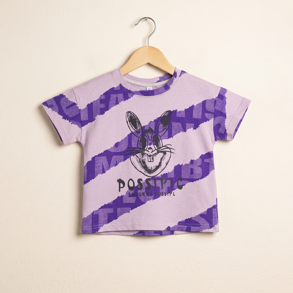 China medium T-shirt boys - Purple