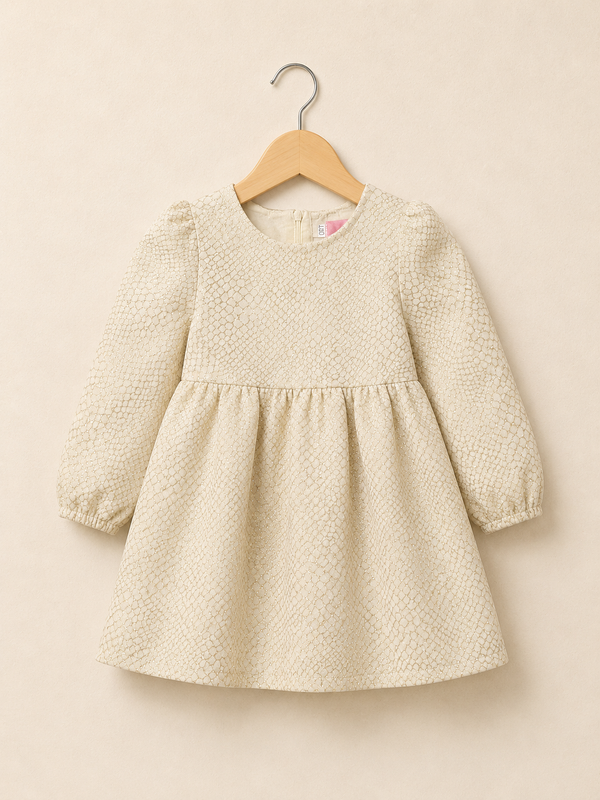 Little Girls Frock - Golden