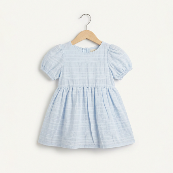 China Imported Frock - Light-Blue
