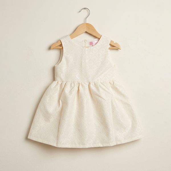 China Imported Frock - Off white