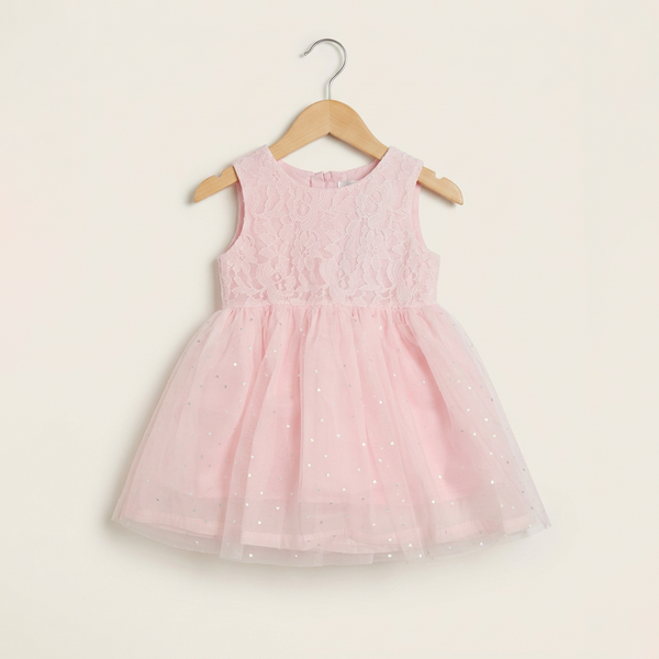 China Imported Frock - Shocking Pink