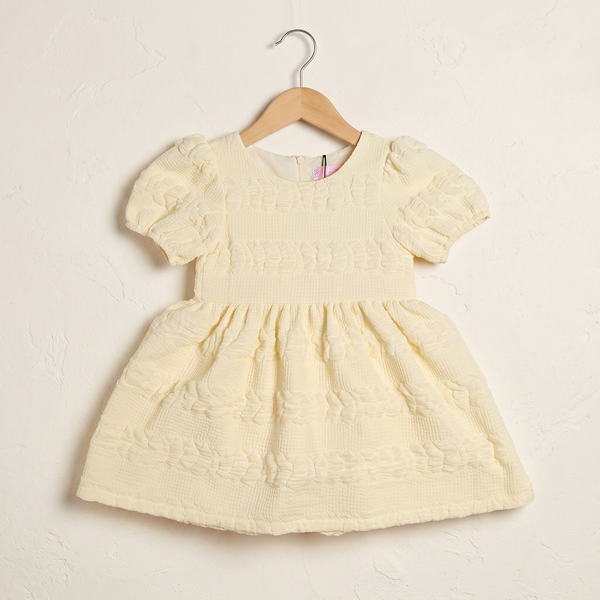 Little Girls Frock - yellow