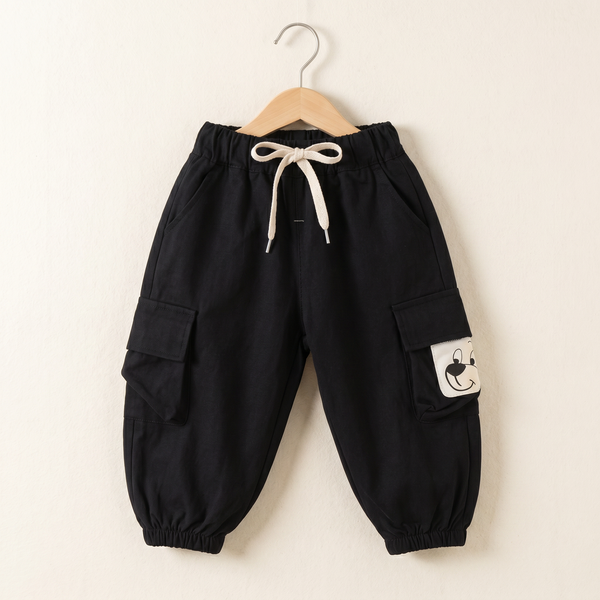 China Baggy Trousers - Black