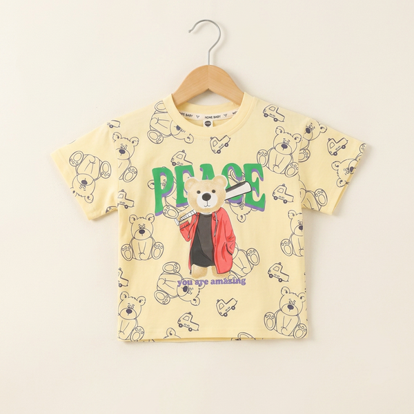 Imported Tee Shirts Small - Beige
