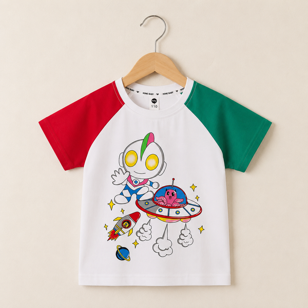 Little Builder Construction Tee - Olive-Green