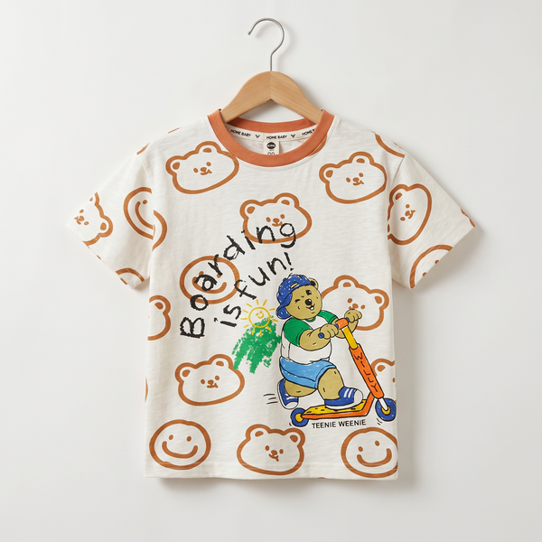 Imported Tee Shirts Small - Light Brown