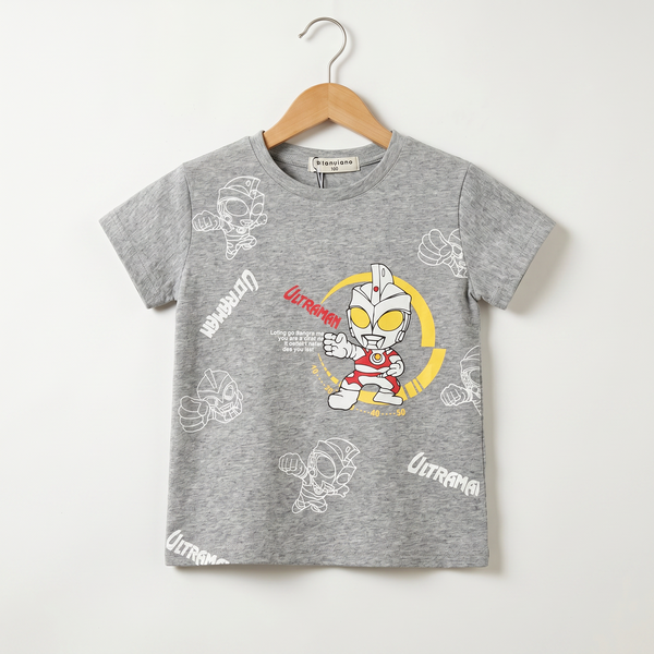 Kids Graphic T-Shirt - Grey