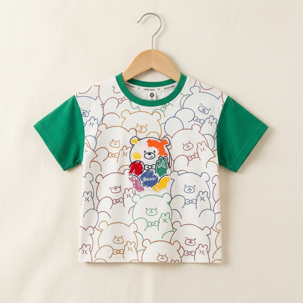 Kids Graphic T-Shirt - Light Brown