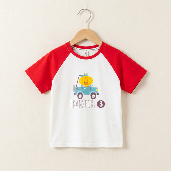 Kids Graphic T-Shirt - Red