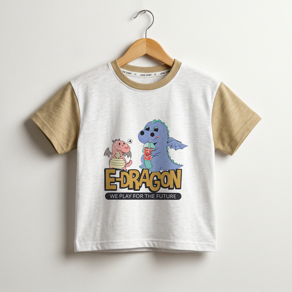 Little Builder Construction Tee - Brown