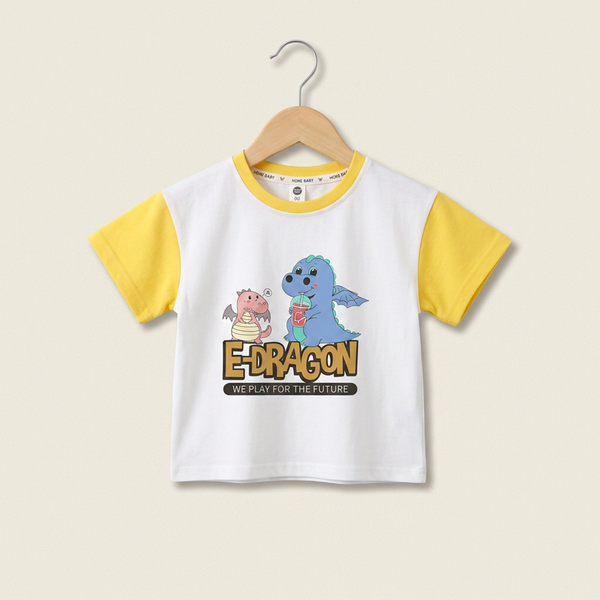 Little Builder Construction Tee - Light-Blue
